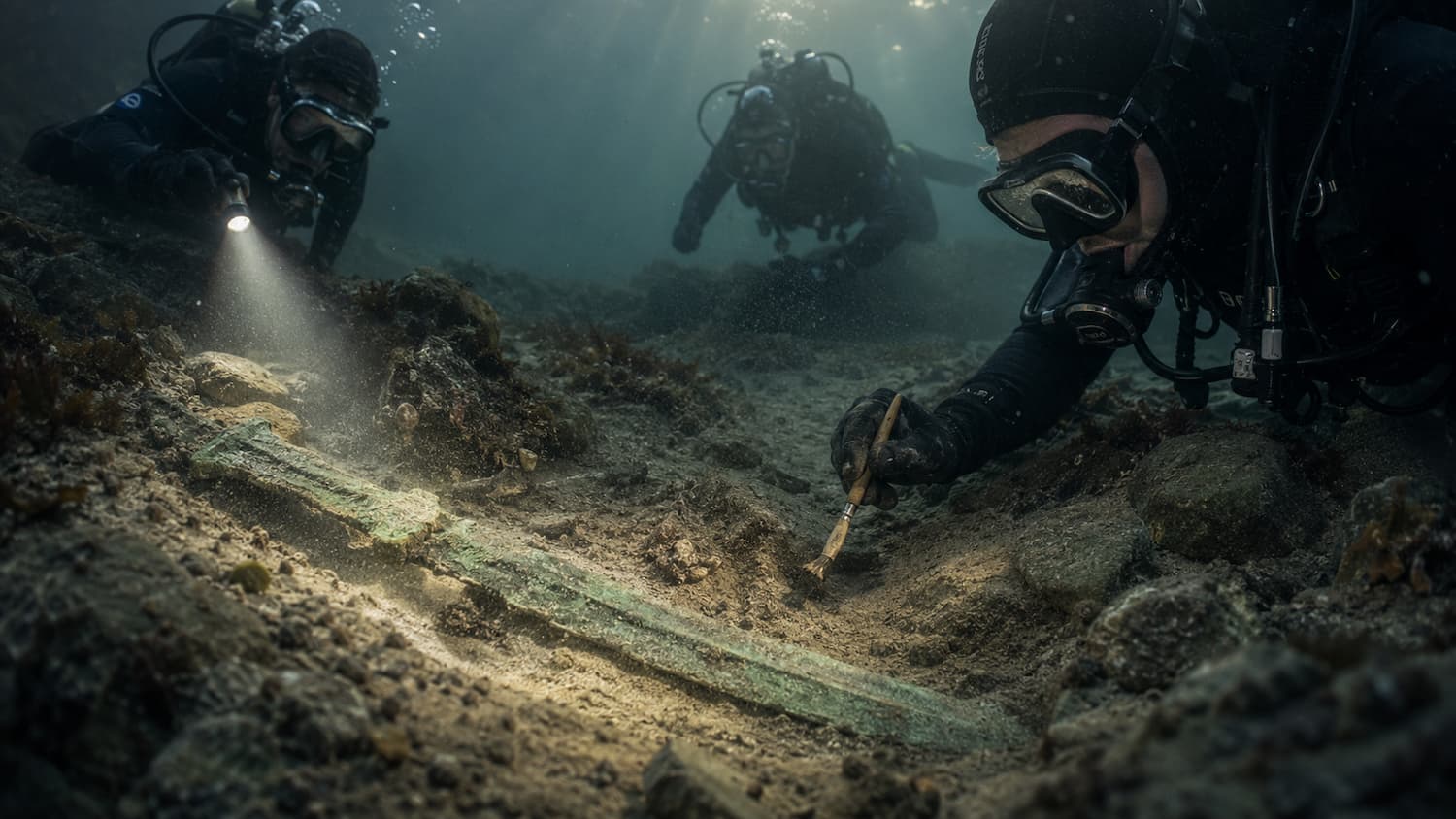 La spada che il mare del Devon ha custodito per tremila anni